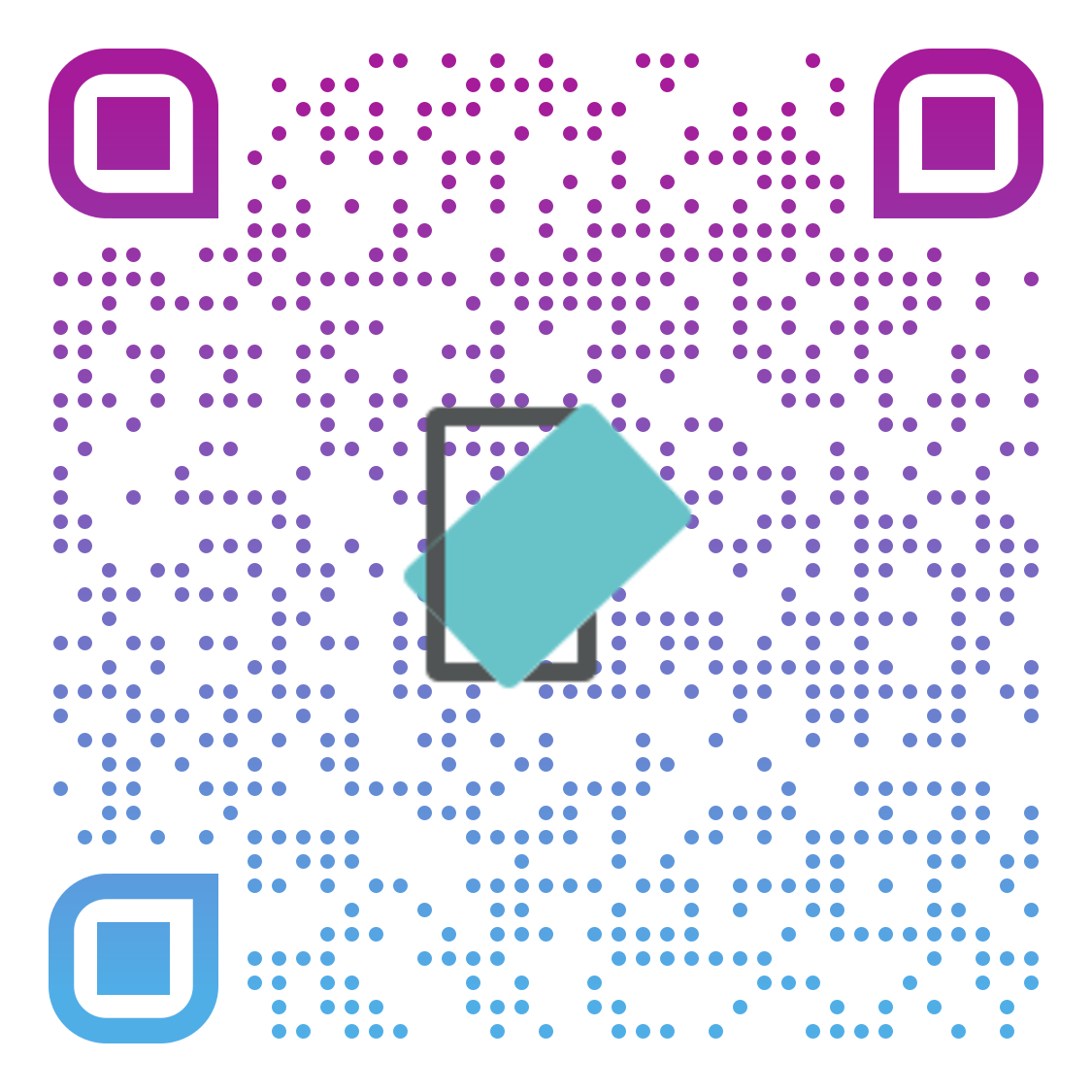 Código QR para descargar una tarjeta digital de ejemplo en tu wallet
